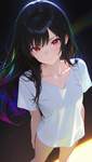 masterpiece, best_quality, amazing_quality, very_aesthetic, absurdres, newest, 1girl, black hair, cl